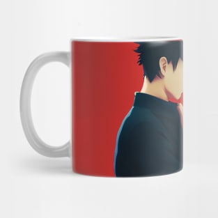 Romantic Anime Couple Kissing Mug